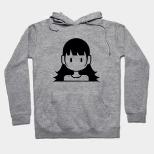 Minimalism Girl #10 Hoodie